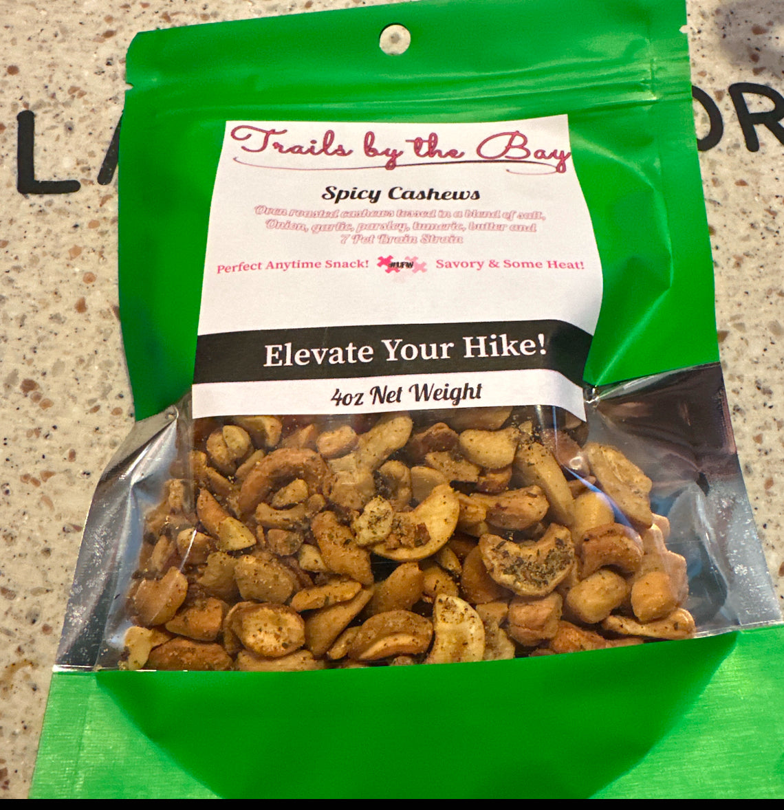 Trails by the Bay - Spicy Cashews