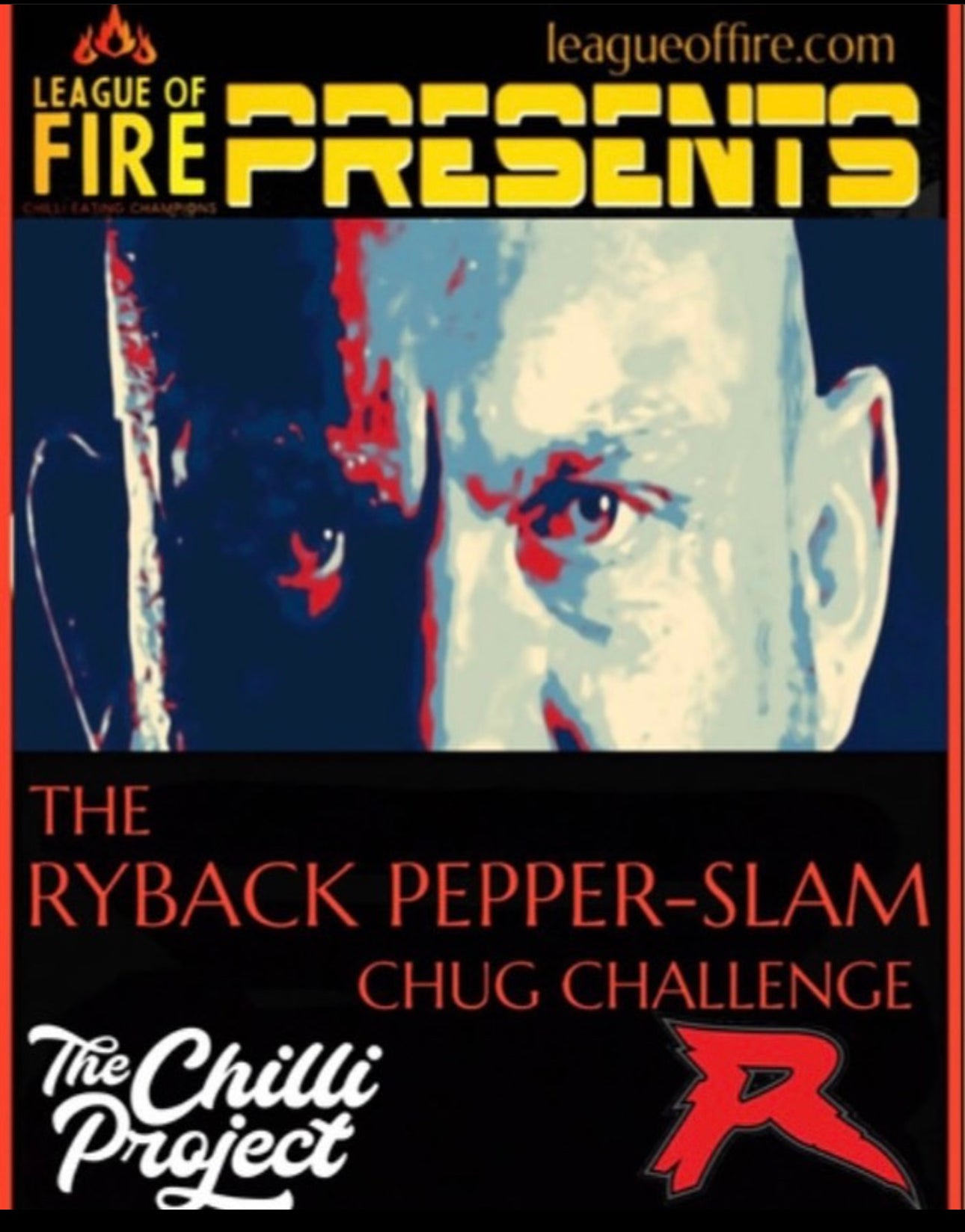 Ryback chug league of fire challenge